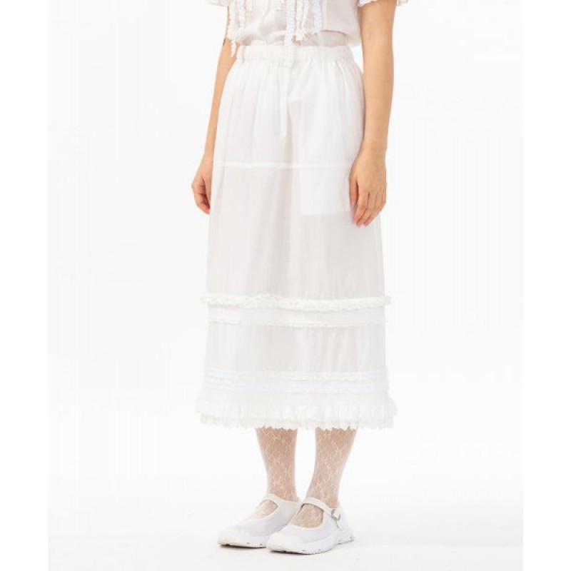 GARDEN SKIRT - IVORY