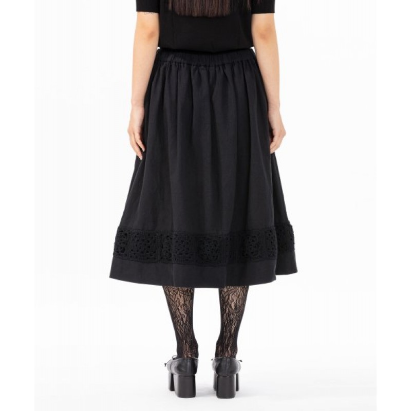 SPRING SOONHEE SKIRT - BLACK