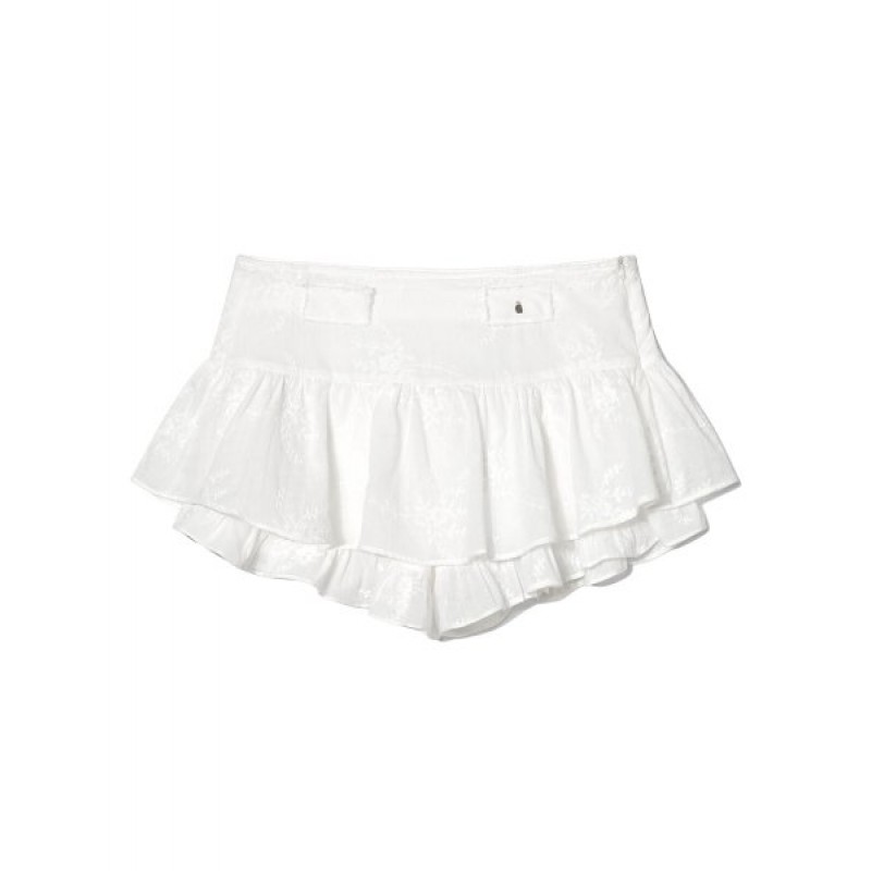 RODEO MICRO MINI SKIRT (WHITE)