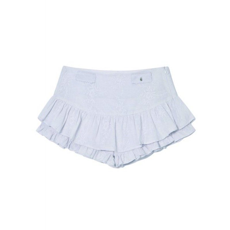 RODEO MICRO MINI SKIRT (BABY BLUE)