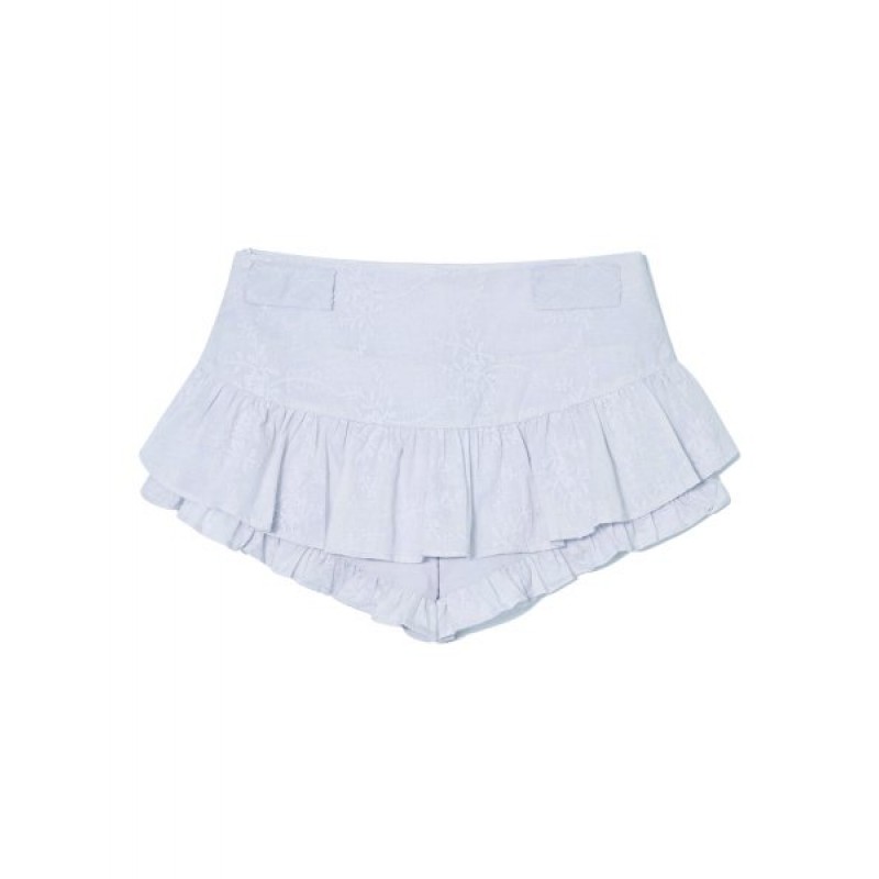 RODEO MICRO MINI SKIRT (BABY BLUE)