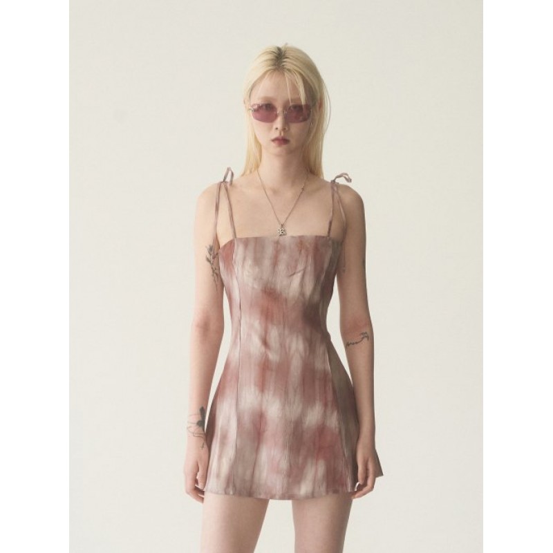 Smog Mini Dress, Pink