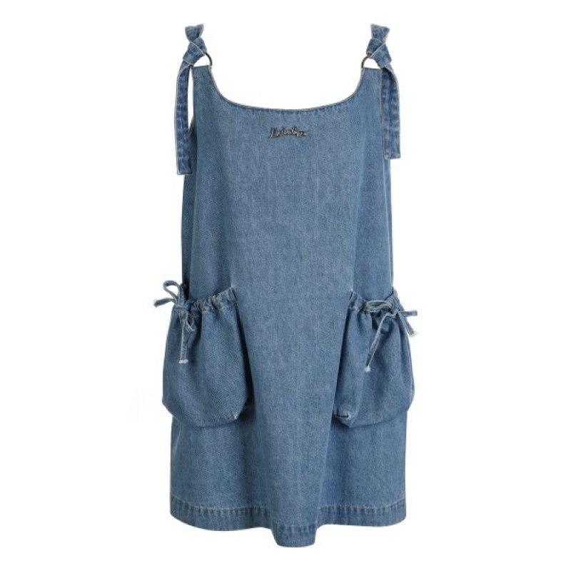 CARGO BOX DRESS BLUE