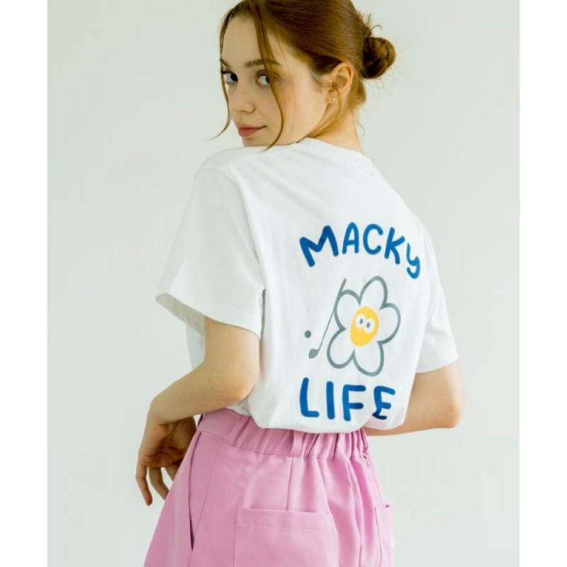 Mackie Life Short Sleeve T-shirt White