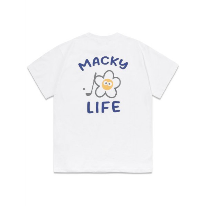 Mackie Life Short Sleeve T-shirt White