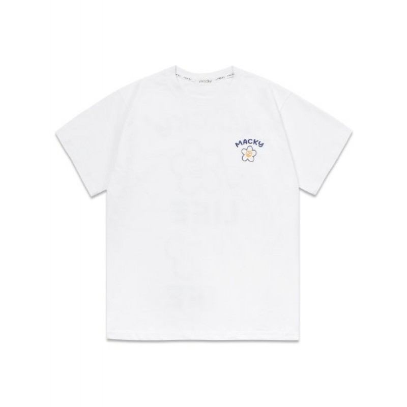 Mackie Life Short Sleeve T-shirt White