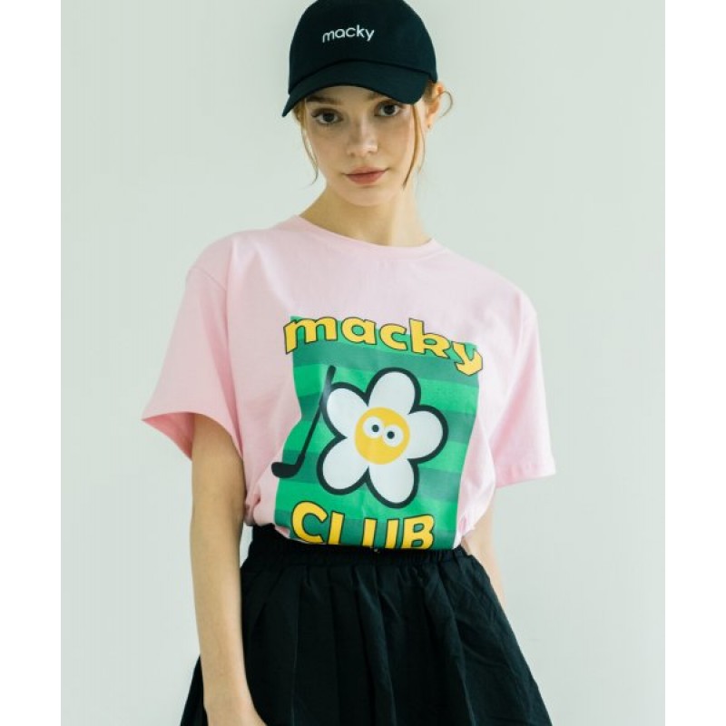 Fairway Short Sleeve T-shirt Pink