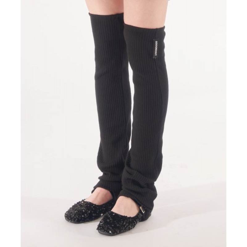 Oddoneout signature over leg warmer_BLACK