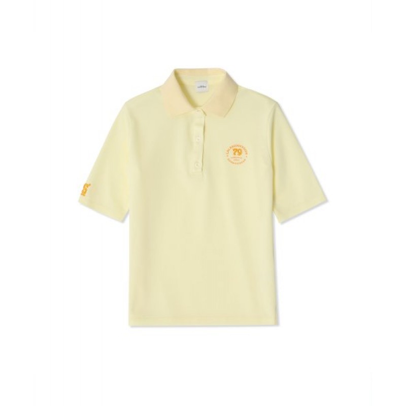 Polo Pique T-Shirt_Yellow