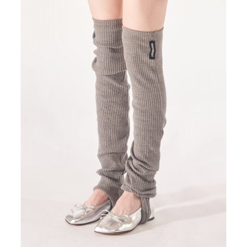 Oddoneout signature over leg warmer_CHARCOAL