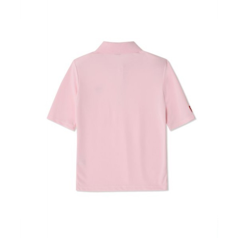 Polo Pique T-Shirt_Pink