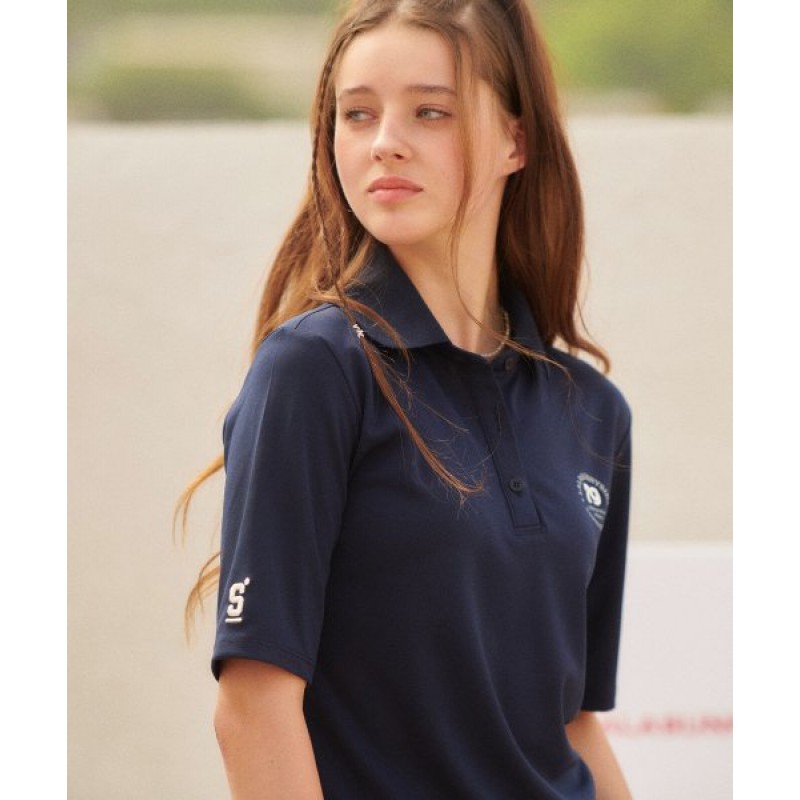 Polo Pique T-shirt_Navy