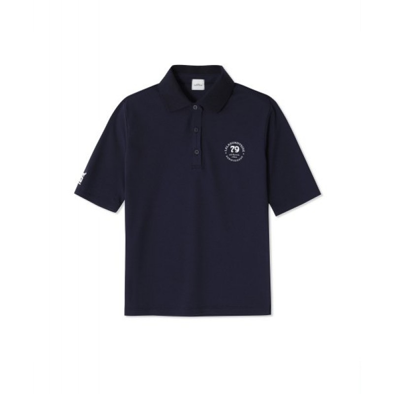 Polo Pique T-shirt_Navy