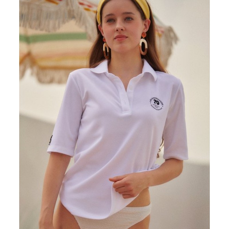 Polo Pique T-Shirt_White