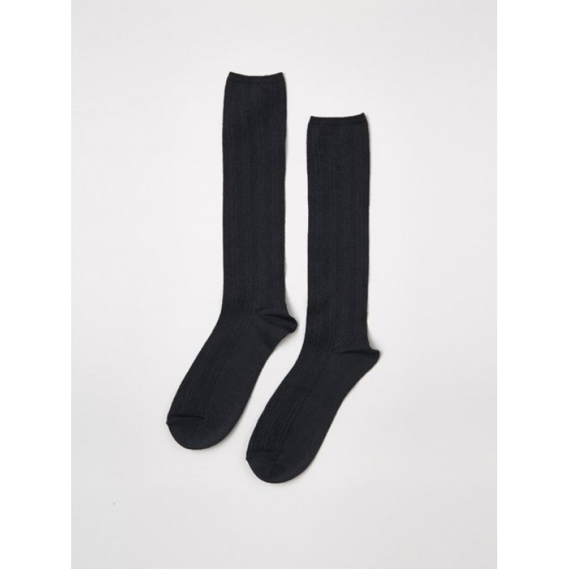 LONG SOCKS IN NAVY GRAY