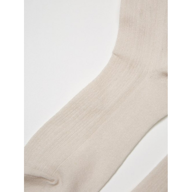 LONG SOCKS IN IVORY