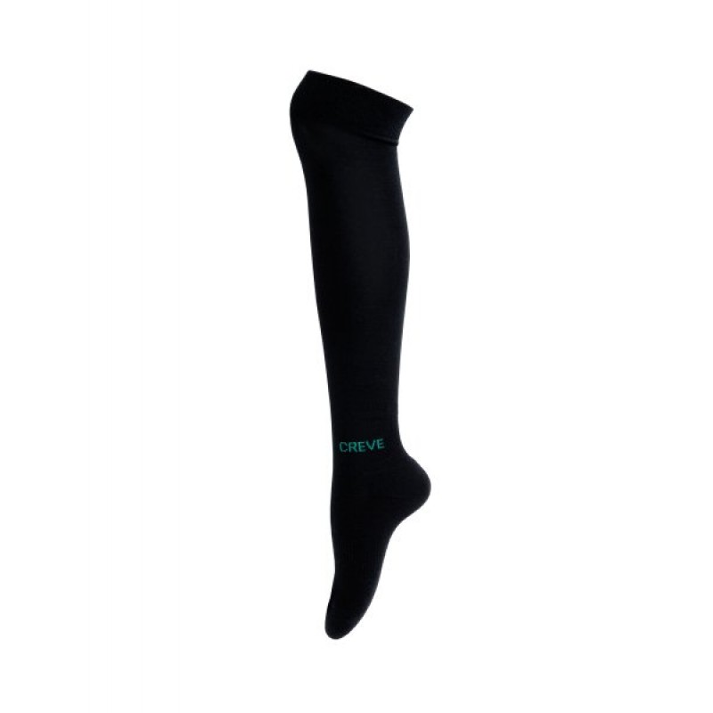 Nine Symbol Over Knee Socks BK