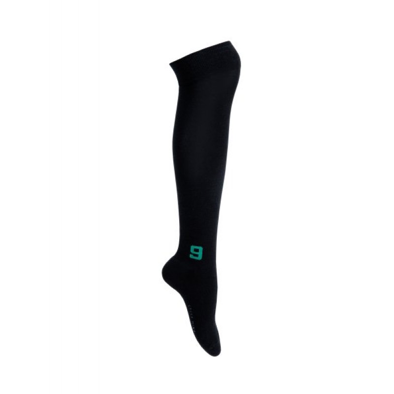 Nine Symbol Over Knee Socks BK