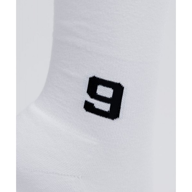 Nine Symbol Over Knee Socks WH