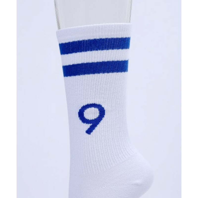 Marine Stripe Socks R/BL