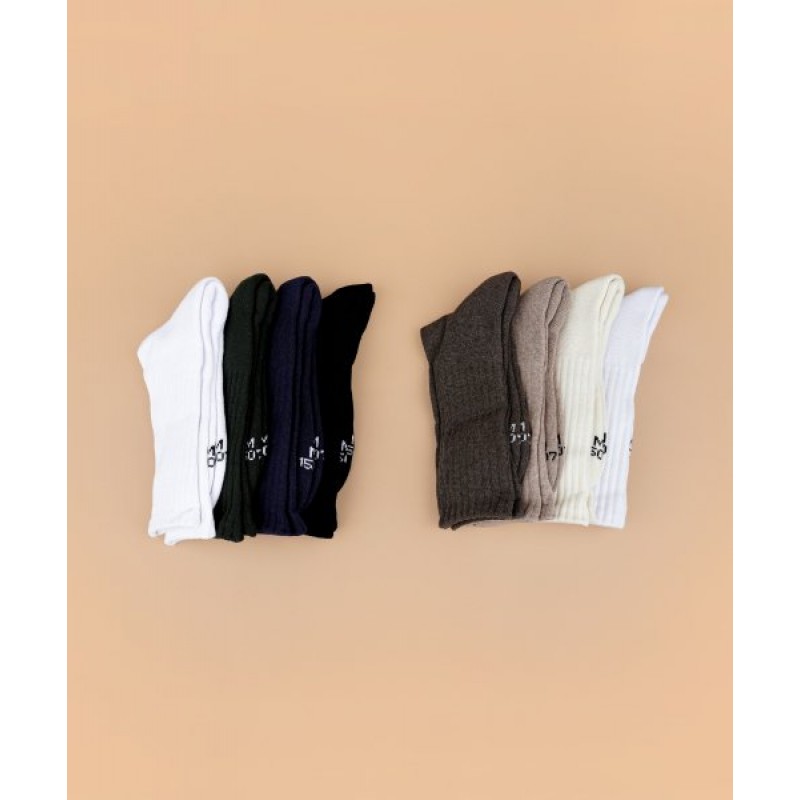 [4PACK+4PACK] 1507 Embo Athletic Color Socks - Gift Pack